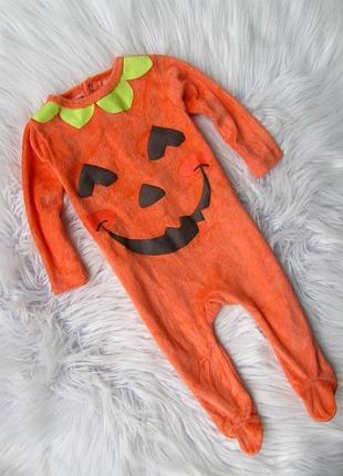 Ромпер комбінезон чоловічок гарбуз гарбуз halloween хелловін