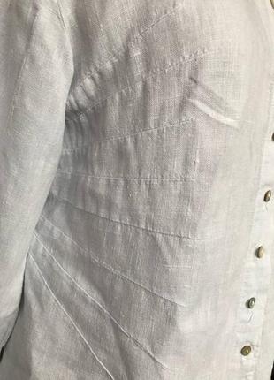 Backstage 120% lino льон премиум блуза рубашка crea concept sarah pacini oska
