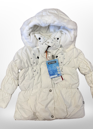 Куртка зимова для дівчинки quadri foglio, польща