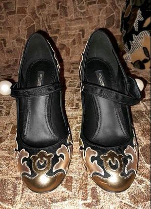 Новые туфли dolce&gabbana. 2022. модель mary jane valley. оригинал.