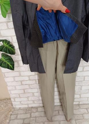 Фирменный marks & spencer мужской пиджак\жакет со 100% шерсти в сером цвете, размер 6-7хл6 фото