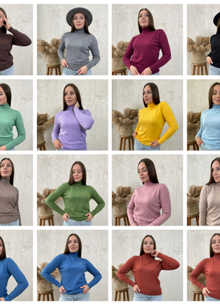 Кашеміровий гольф оверсайз гольф капучіно теплий кашеміровий лонгслів2 фото