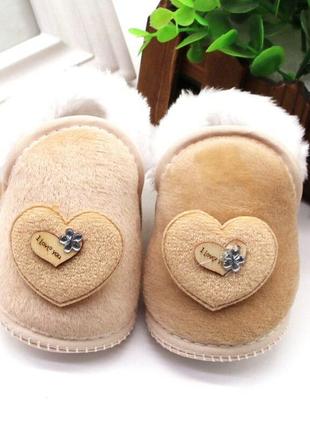 Тёплые детские пинетки 11.5см.