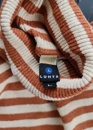 Светр гольф полосатий, тільняшка luhta 3