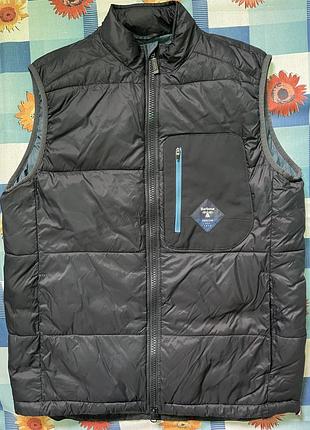 Пуховая жилетка barbour beacon fibre down, оригинал, размер м