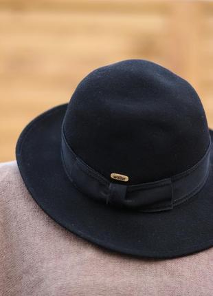 Очень красивая винтажная черная шляпа4 фото
