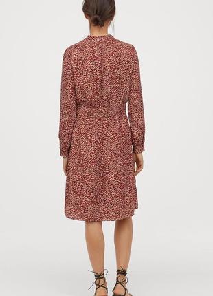 Шифоновое платье в леопардовый принт от h&m. весенние платье