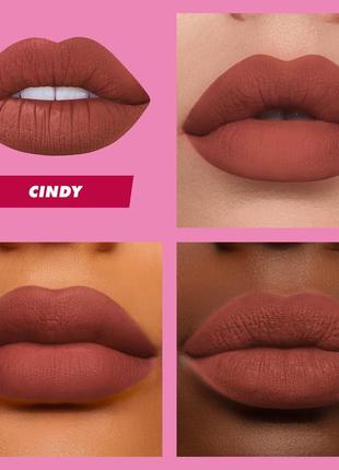 Матова помада lime crime mini cindy #розвантажую3 фото