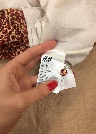Шифоновое платье в леопардовый принт от h&m. весенние платье