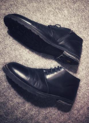 Мужские зимние кожаные ботинки antonio biaggi 432 фото