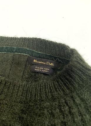 Теплий светр альпака шерсть massimo dutti1 фото