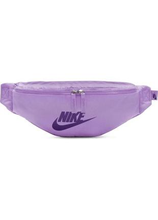 Сумка на пояс nike nk heritage waistpack - fa21 фиолетовая (арт. db0490-532)