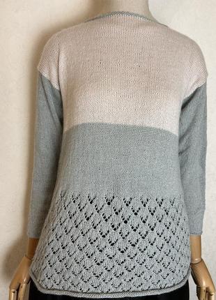 Ажурный свитер,джемпер, удобная работа,hand made,ексклюзив,7 фото