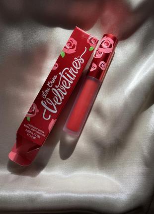 Матовая помада lime crime red rose