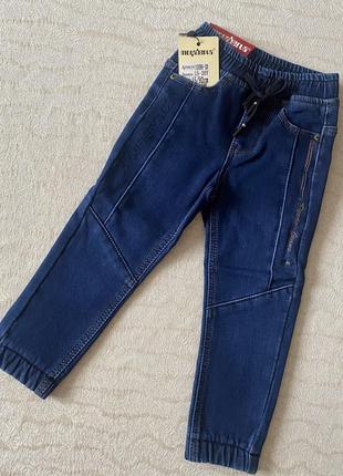 Зимові джинси на хлопчика фліс 92-104