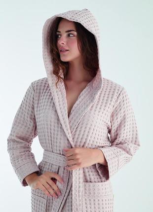 Nusa халат женский с капюшоном nusa 4160