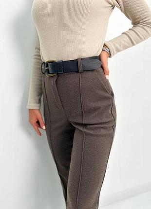 Стильные кашемировые брюки, кольора1 фото