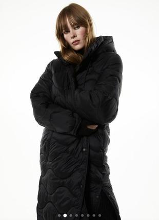 Стильная удлиненная курточка h&m, размер хс .2 фото