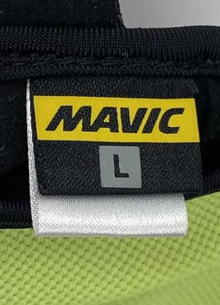 Велорукавички mavic gel gloves essential c11120 z17001 оригінал чорно зелені оригінал розмір m - l4 фото
