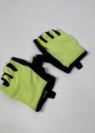 Велорукавички mavic gel gloves essential c11120 z17001 оригінал чорно зелені оригінал розмір m - l2 фото