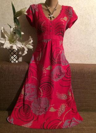 Платье из коттона на девочку