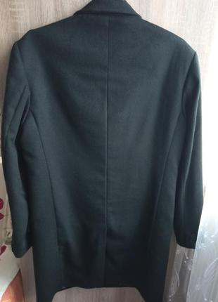 ‼️знижка‼️чоловічий одяг/ нове кашемірове пальто чорне 🖤 46/48 розмір, кашемір + вовна5 фото