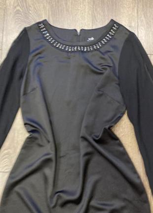 Чорне, вільного крою сукні з вишивкою від wallis3 фото