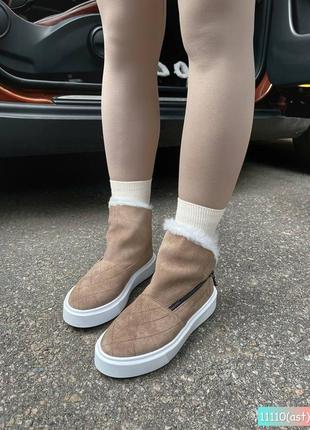 Черевики замш