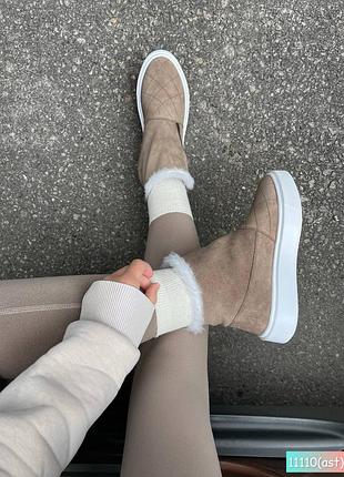 Черевики замш