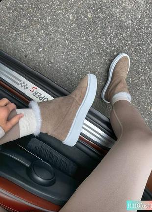 Черевики замш