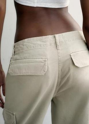 Брюки карго zara. 3