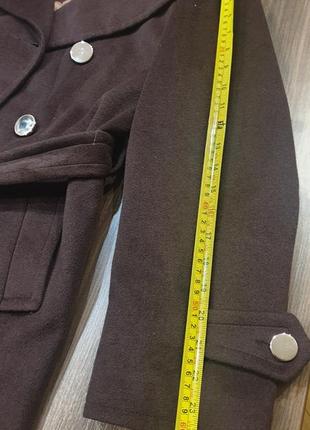 Пальто двубортное,шерстяное пальто в стиле max mara, escada, gerry weber, laurel,8 фото