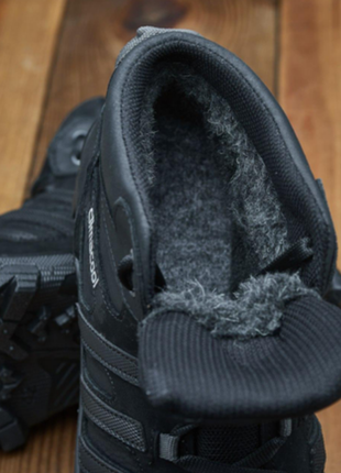 Натуральні шкіряні теплі зимові ботінки черевики кеди кросівки туфлі для чоловіків натуральные кожан7 фото