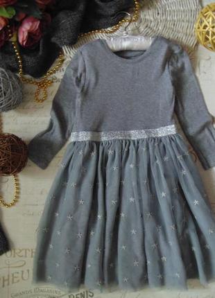 4-5 лет.нарядное платье gap 3