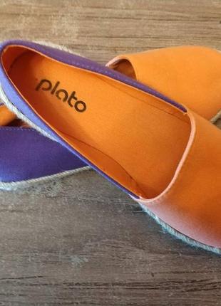 #розвантажуюсь эспадрильи балетки текстильные plato