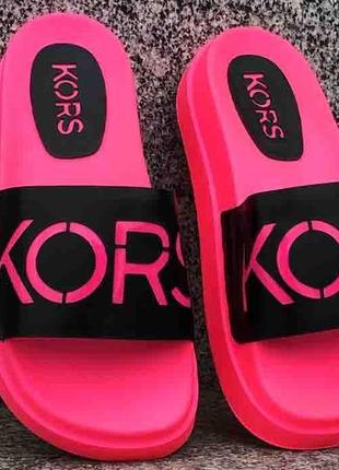 Kors pink black