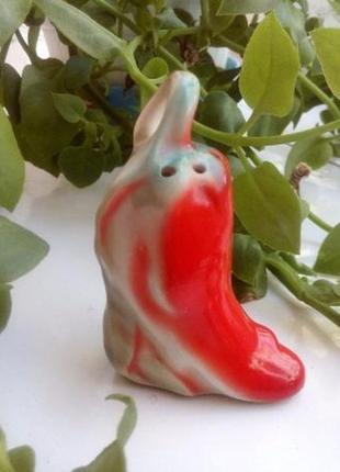 Солонка ссср (спецовочница) "перец" статуэтка фарфоровая