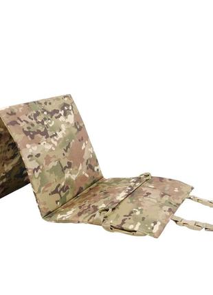 Каремат складной тактический мультикам пятиточка военный коврик полевой, каремат армейский сидушка multicam1 фото