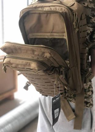 Рюкзак военный тактический штурмовой mil-tec из германии койот для военных зсу7 фото