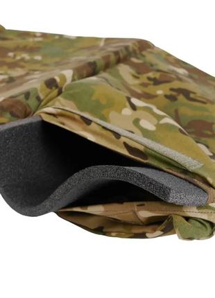 Каремат тактический складной мультикам военный коврик полевой, каремат армейский сидушка multicam пятиточечный6 фото
