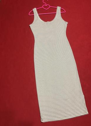 Брендова  сукню в рубчик1 фото