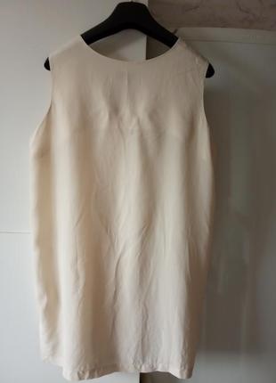 Шелковая блузка р.м bianca натуральный крепдешин3 фото