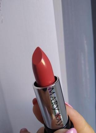 Гелевая матовая помада 3,6 г волшебный коралл (полуматовый) mary kay, мэры кей, мэри кей