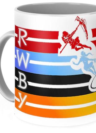 Кружка geek land rwby красный, белый, черный, желтый rwby.02.01 "gr"