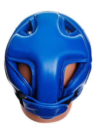 Боксерский шлем турнирный powerplay 3045 cиний xl "gr"5 фото