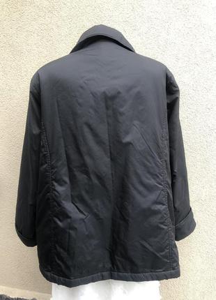 Чёрная куртка,ветровка-плащ,дождевик с вышивкой,большой размер,батал2 фото