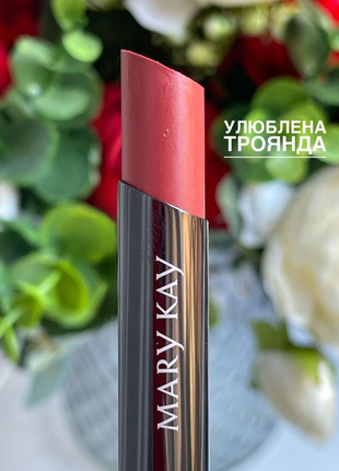 Суперзволожувальна помада для губ mary kay "улюблена троянда"1 фото