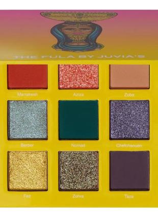 Палетка теней juvia's place fula eyeshadow palette