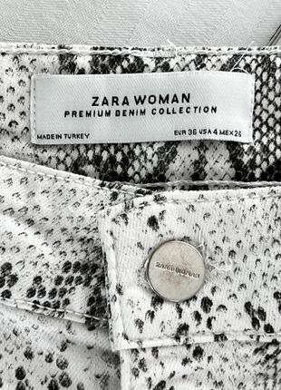 Zara брюки принт питон2 фото