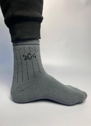 Великий набір чоловічих високих зимових теплих патріотичних шкарпеток 9 пар 41-45 у подарунковій коробці чоловікові ms2 фото